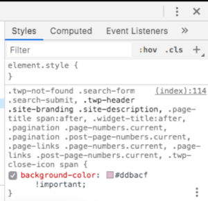 les bases du css