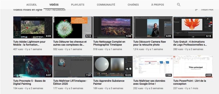 tuto pour créer et s'inspirer